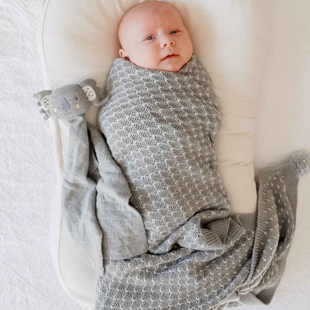 Milly Baby Blanket - Grey