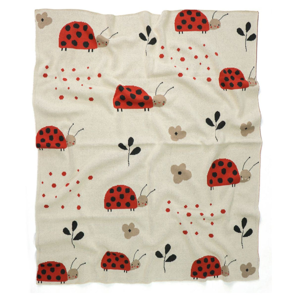 Lily Ladybird Baby Blanket