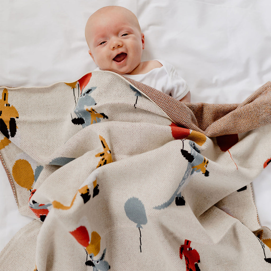 Kennie Kangaroo Baby Blanket