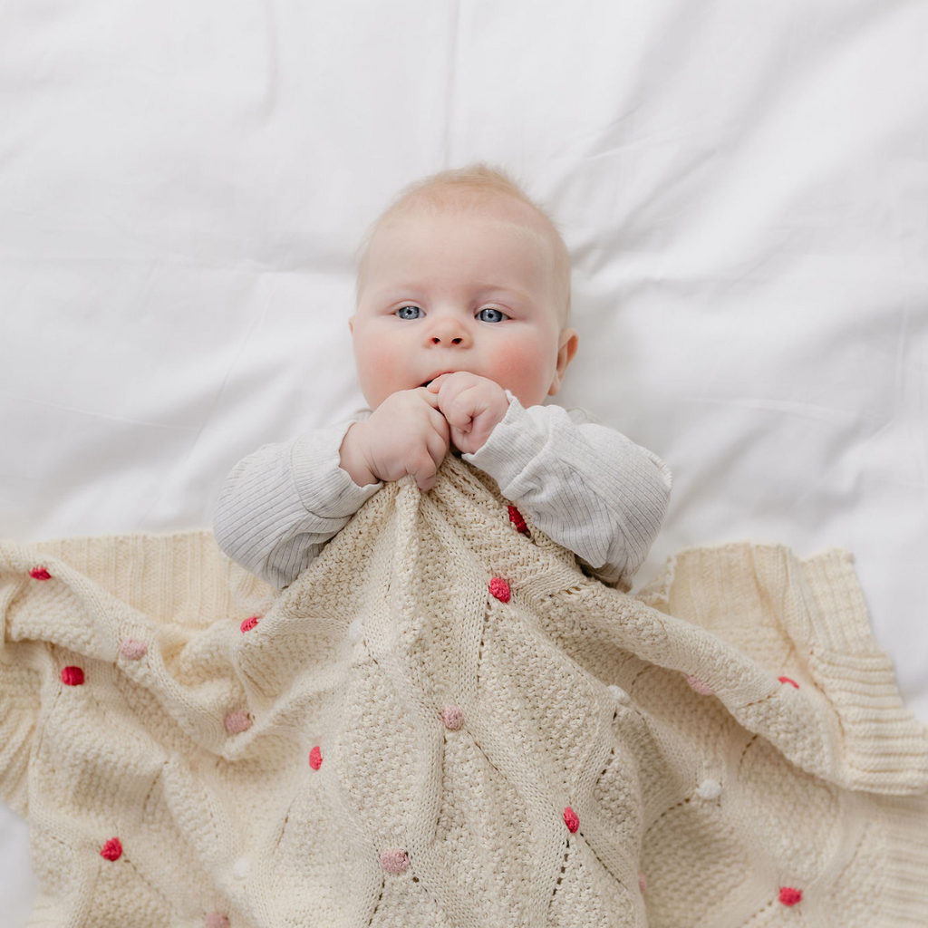 Baby girl pram blanket hotsell