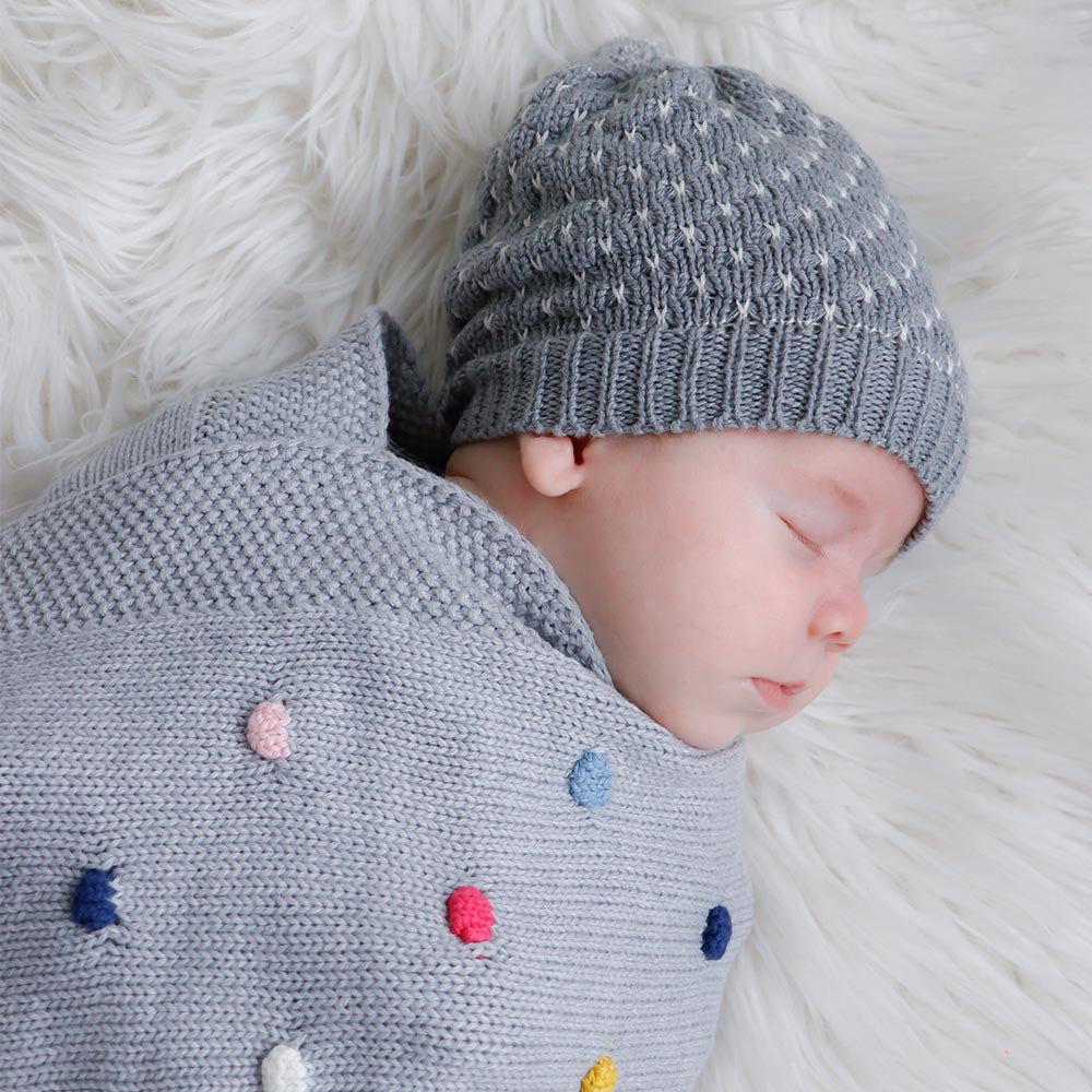 Milly Baby Hat – Grey