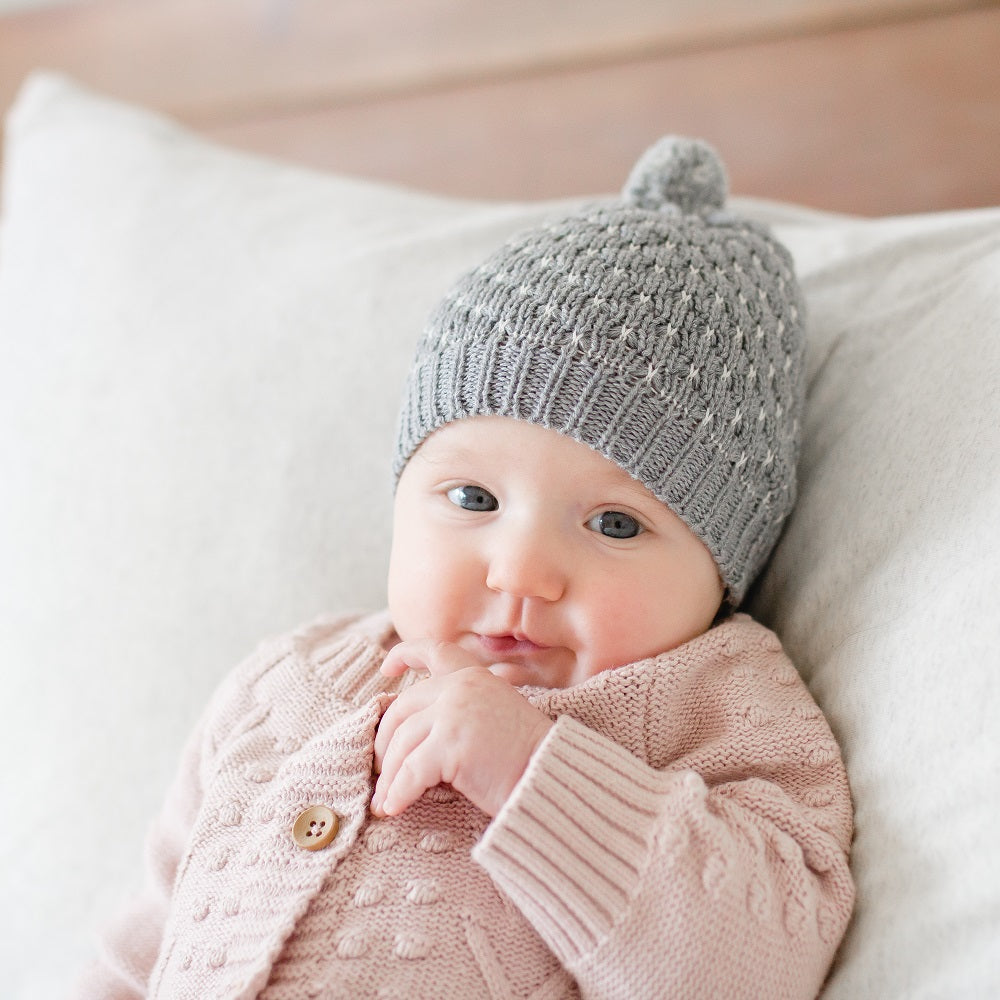 Milly Baby Hat – Grey